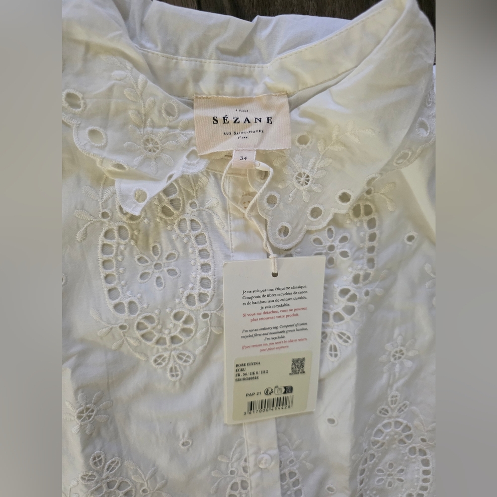 NWT Sezane Elvina Dress - Picture 12 of 16